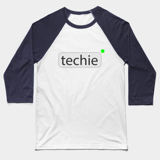 techie programmer guy Baseball T-Shirt by dblaiya